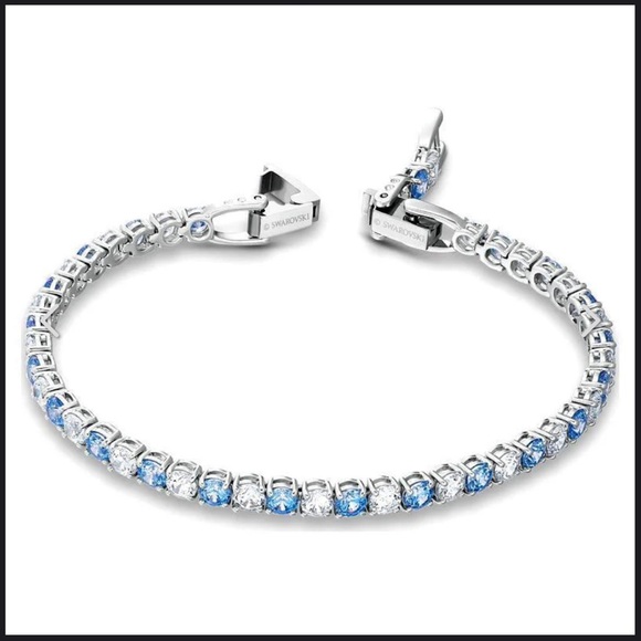 Swarovski Special Edition 125th Anniversary Light Blue Tennis Deluxe Brand New - Picture 7 of 7